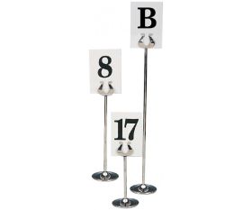 Table Number Holders / Stand Only Stainless Steel - 8 inch, 12 inch & 18 inch