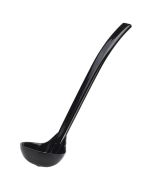 Ladle 9 1/2" 1oz Plain Black - Genware