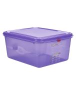 Purple Allergen Storage Container 1/2GN  150mm Deep 10L