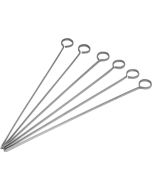 Stainless Steel Skewers 10" (Packs Of 6) - Genware