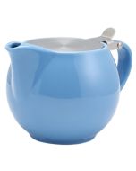 GenWare Porcelain Blue Teapot with St/St Lid & Infuser 50cl/17.6oz