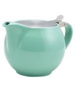 GenWare Porcelain Green Teapot with St/St Lid & Infuser 50cl/17.6oz 