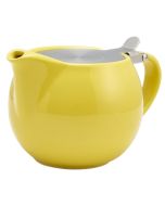 GenWare Porcelain Yellow Teapot with St/St Lid & Infuser 50cl/17.6oz