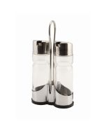 Genware Oil & Vinegar Set With Stand