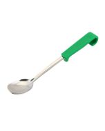 Genware Plastic Handle Small Spoon Green