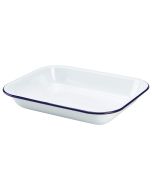 Enamel Baking Tray 28 x 23 x 4.5cm - Genware