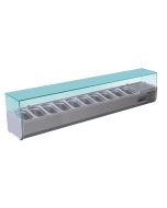 Polar G611 Refrigerated Countertop Servery Prep Unit 10x 1/4GN