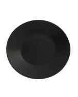 Luna Wide Rim Plate 30.5cm Ø Black Stoneware