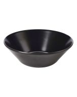 Luna Serving Bowl 18 Ø X6cm H Black Stoneware