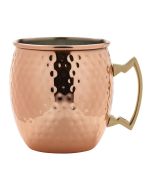 Barrel Copper Mug 55cl/19.25oz Hammered - Genware BCM550