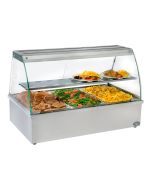 Roller Grill BMV3 Bain Marie with Display Cabinet