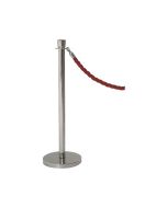 Genware Stainless Steel Barrier Post - Sold in 2's