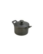 Mini Cast Iron Casserole Dish 10X6cm - Genware