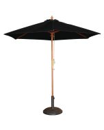 Bolero Round Parasol 2.5m Diameter Black