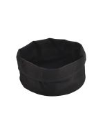 Black Cotton Bread Bag 20(Ø)X14cm(H) - Genware