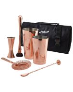 Genware Copper Cocktail Bar Kit 7pcs - CBK3C