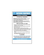 Ovens/Ranges Catering Safety Sign - Mileta CE001