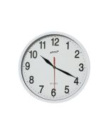 Wall Clock White 24cm Dia - Genware