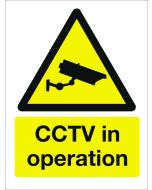 CCTV In Operation. 400x600mm. Exterior