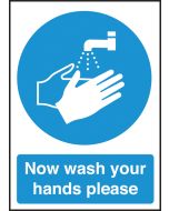 Now wash your hands please. 300x200mm. S/A