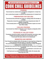 Cook chill guidelines. 300x200mm. S/A