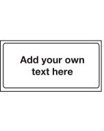 Create Your Own Catering Sign - Add Your Own Text 100x200mm