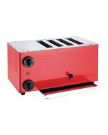 Rowlett Regent 4 Slot Toaster Traffic Red with 2x Additional Elements - CH175