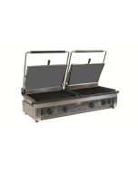 Roller Grill D'PANINI FT Large Double -  Flat Top & Base Plates Contact Grill