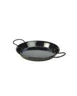 Black Enamel Paella Pan 26cm - Genware