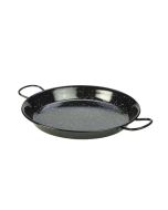 Black Enamel Paella Pan 30cm - Genware