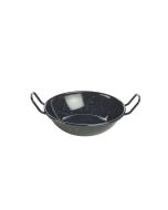 Black Enamel Dish 16cm - Genware