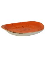 Orion Elements Rustic Shaped Dish Sunburst Orange - EL18BS