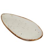 Orion Elements Leaf Shaped Plates Sand Storm Cream EL31SA