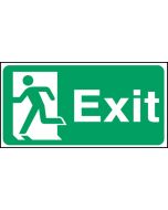 Exit man left.  150x300mm P/L