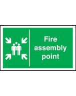 Fire assembly point. 400x600mm E/R