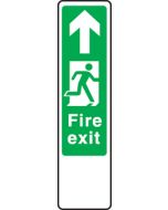 Fire exit door plate right. 300x75mm