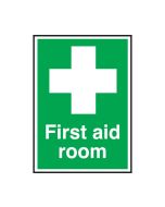 First Aid Room Sign 150x100mm Self Adhesive