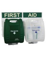 British Standard Compliant Catering First Aid Kit & Eye wash point kits 1 - 10 people