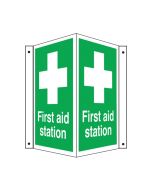 First Aid Station Projecting Sign