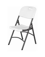 Folding Utility Chair White Hdpe - Genware