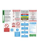 Food Preparation Sign Pack - FPRPK 15 Signs