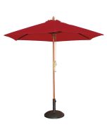 Bolero Round Parasol 2.5m Diameter Red