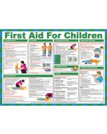 First aid for children poster. 420x590mm - HSP13