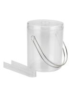 Ice Bucket & Tongs 1.75 Ltr Clear Polycarbonate 