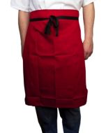 Chef's / Waiter's Waist Apron Red