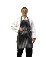 Chef's / Waiter's Bib Apron Blue With Pocket