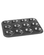 Non Stick 12 Cup Bun Tin 31 x 23 x 1cm