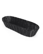 Rattan Loaf Basket 15x38cm /15x6" Black