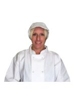 Chef's White Net Peaked Cap