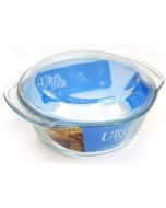 Ultracook Round Glass Casserole Dish With Lid 2 Ltr